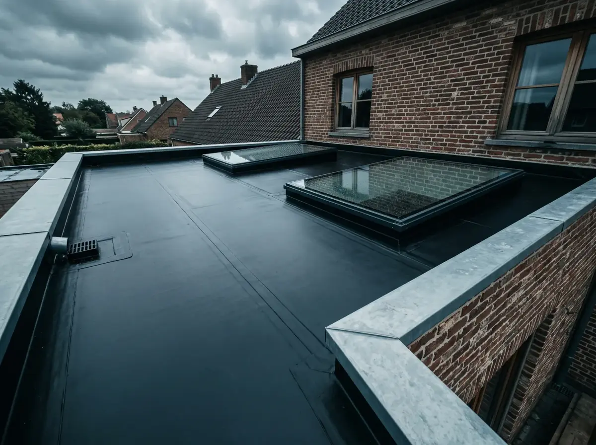 Roofing toiture plate
